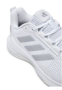 Adidas - adidas Buty halowe Novaflight 2 Indoor IG1609 Biały. Kolor: biały. Materiał: mesh, materiał