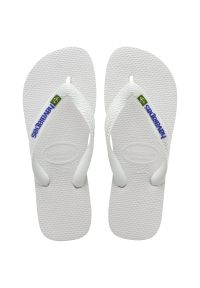 Sandały Havaianas Brazil Białe Męskie. Okazja: na plażę. Kolor: biały. Materiał: syntetyk. Styl: sportowy #1