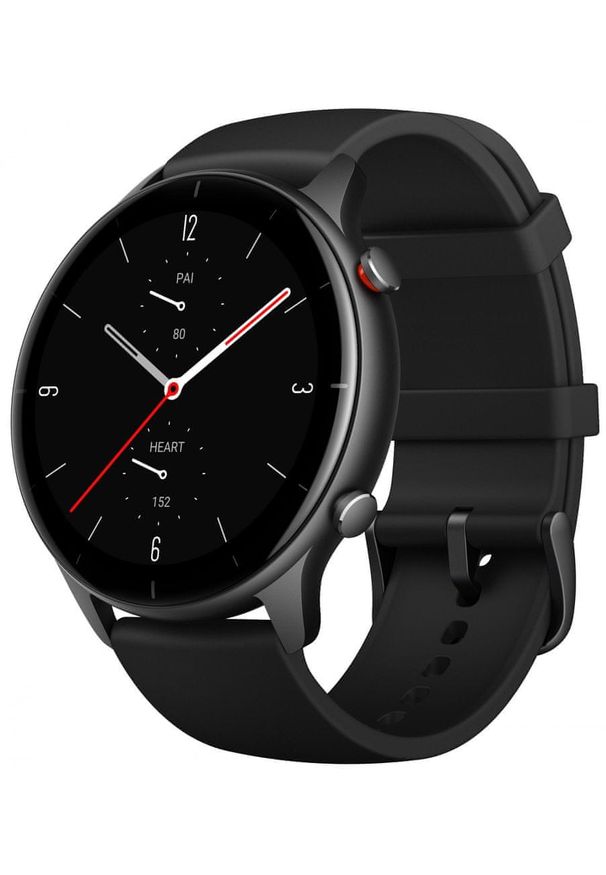 AMAZFIT - Amazfit smartwatch GTR 2e, Obsidian Black. Rodzaj zegarka: smartwatch. Kolor: czarny. Styl: elegancki, sportowy
