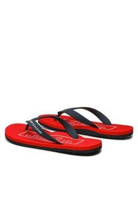 TOMMY HILFIGER - Tommy Hilfiger Japonki Rubber Hilfiger Beach Sandal FM0FM04468 Granatowy. Kolor: niebieski #5