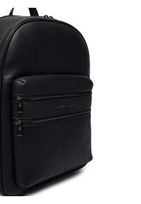 TOMMY HILFIGER - Tommy Hilfiger Plecak Th Woven Backpack AM0AM14093 Czarny. Kolor: czarny. Materiał: skóra #2