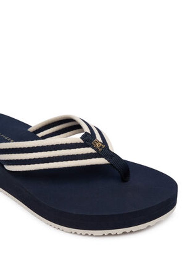 TOMMY HILFIGER - Tommy Hilfiger Japonki FW0FW09196 Granatowy. Kolor: niebieski. Materiał: syntetyk