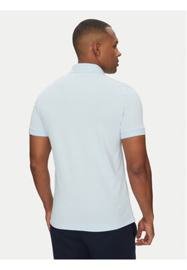 Lacoste Polo PH5522 Błękitny Regular Fit. Typ kołnierza: polo. Kolor: niebieski. Materiał: bawełna