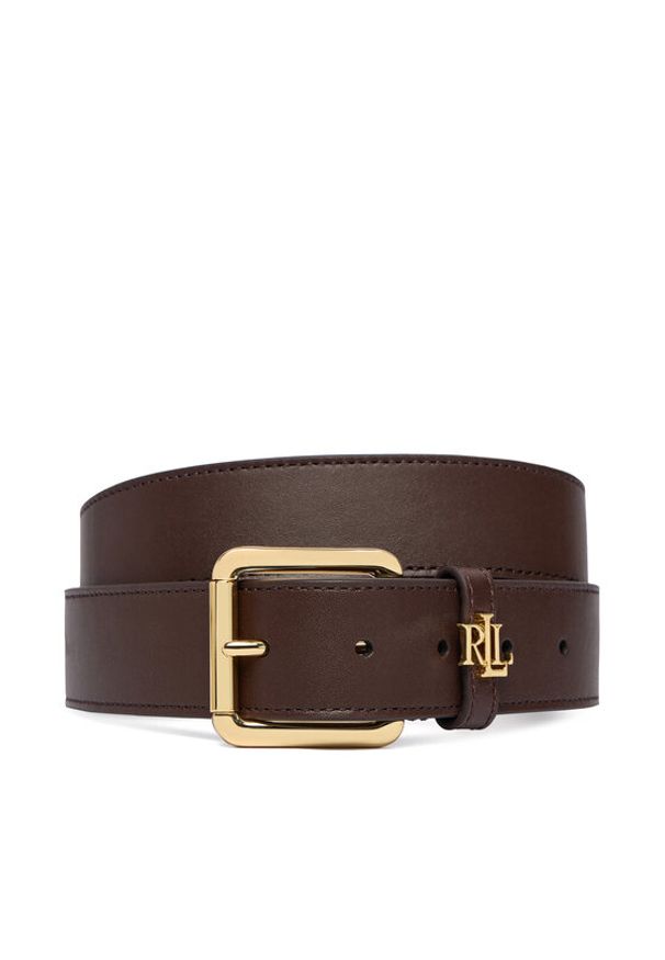 Lauren Ralph Lauren - LAUREN RALPH LAUREN Pasek 412968765014 Brązowy. Kolor: brązowy. Materiał: skóra