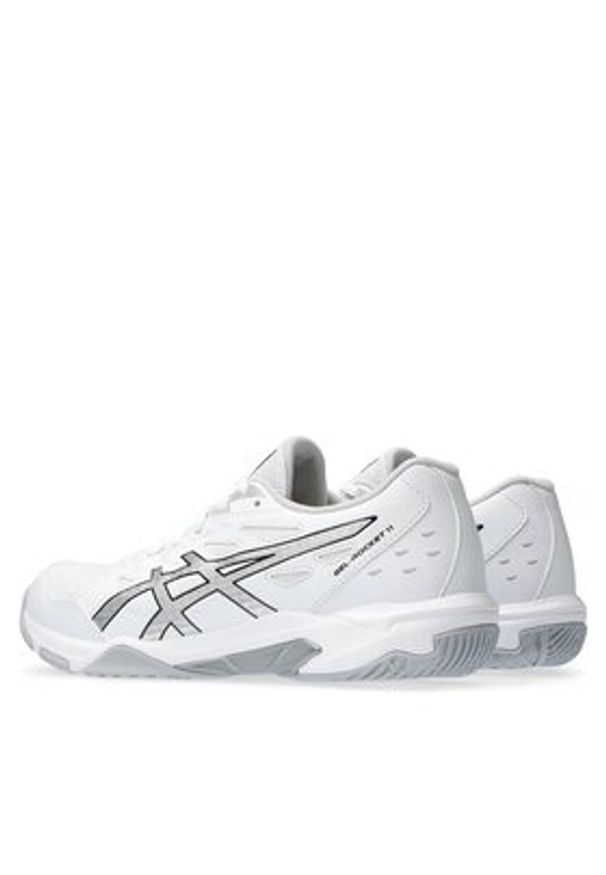 Asics Buty halowe Gel-Rocket 11 1072A093 Biały. Kolor: biały. Materiał: materiał