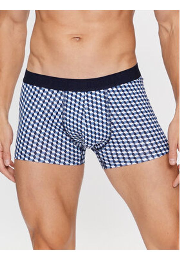 U.S. Polo Assn. Komplet 3 par bokserek 80256 Niebieski. Kolor: niebieski. Materiał: bawełna
