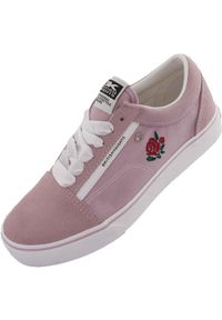 BLACK KNIGHT - Damskie Sneakers British Knights Jasnoróżowe - Rozmiar 41. Kolor: różowy. Materiał: zamsz
