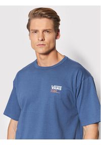 Vans T-Shirt Off The Wall Og Ch VN0A7PJI Niebieski Classic Fit. Kolor: niebieski. Materiał: bawełna