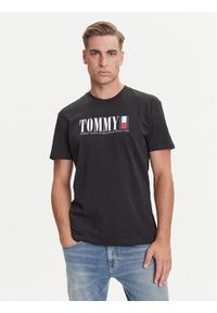 Tommy Jeans T-Shirt Dna Flag DM0DM21941 Czarny Regular Fit. Kolor: czarny. Materiał: bawełna #1