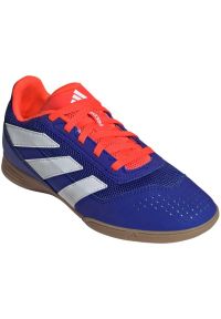 Adidas - Buty piłkarskie adidas Predator Club In Sala Jr IF6417 niebieskie. Zapięcie: sznurówki. Kolor: niebieski. Materiał: guma, syntetyk, zamsz. Szerokość cholewki: normalna. Sport: piłka nożna #3
