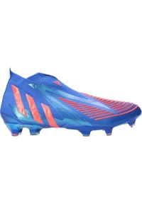 Korki piłkarskie męskie Adidas Predator Edge+. Kolor: niebieski. Sport: piłka nożna