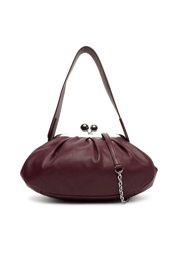 Weekend Max Mara Torebka Cubico 2525516194600 Fioletowy. Kolor: fioletowy. Materiał: skórzane