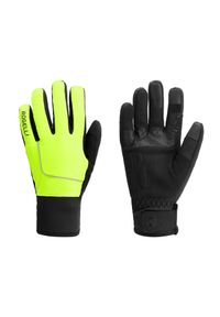 ROGELLI - Zimowe rękawiczki rowerowe Rogelli Essential. Kolor: żółty. Sezon: zima. Sport: kolarstwo