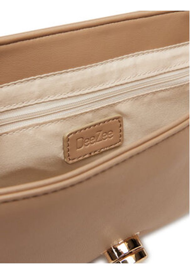 DeeZee Torebka S24115 Beżowy. Kolor: beżowy. Materiał: skórzane