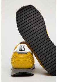Napapijri - Buty. Nosek buta: okrągły. Zapięcie: sznurówki. Kolor: żółty. Materiał: guma #4