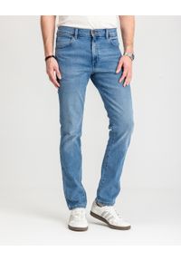 Wrangler - WRANGLER MESKIE SPODNIE JEANSOWE WRANGLER LARSTON COOL TWIST W18SYLZ70 112330749. Okazja: na co dzień. Stan: obniżony. Styl: casual, klasyczny #7