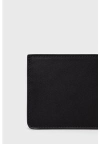 Superdry portfel skórzany męski kolor czarny. Kolor: czarny. Materiał: skóra. Wzór: gładki #5