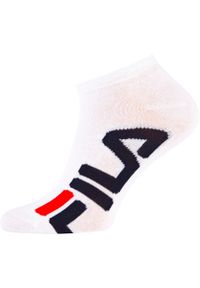 Fila - Skarpety unisex invisible socks 2-pack F9199-300. Kolor: biały #2