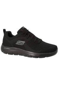 skechers - Buty do chodzenia męskie Skechers Brisbane. Zapięcie: sznurówki. Kolor: wielokolorowy, czarny. Materiał: guma, materiał, tkanina, syntetyk. Szerokość cholewki: normalna. Sport: turystyka piesza