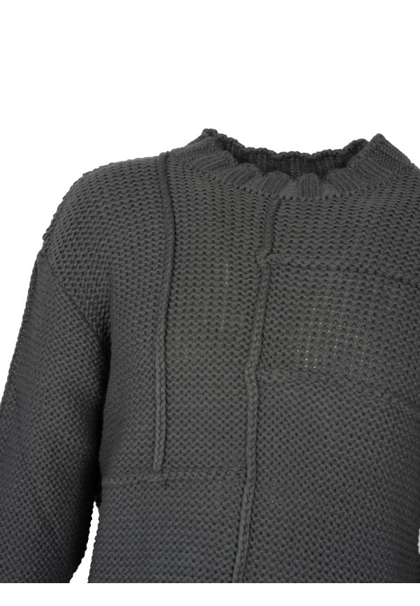 La Haine Inside Us Sweter | LM280 | Mężczyzna | Szary. Okazja: na co dzień. Kolor: szary. Materiał: wełna, poliester. Wzór: jednolity. Styl: casual
