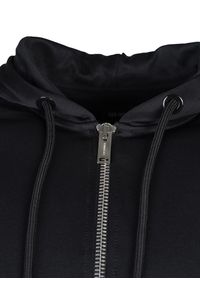 Les Hommes Bluza Zip Up | LHG866 LG852 | Zip Up | Mężczyzna | Czarny. Okazja: na co dzień. Typ kołnierza: kaptur. Kolor: czarny. Materiał: bawełna, poliester. Styl: casual #5