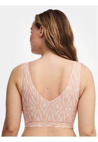 Chantelle Biustonosz top Soft Stretch C11D10 Różowy. Kolor: różowy. Materiał: syntetyk #10