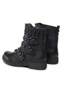 DeeZee Botki WS2257-01 Czarny. Kolor: czarny. Materiał: skóra #6