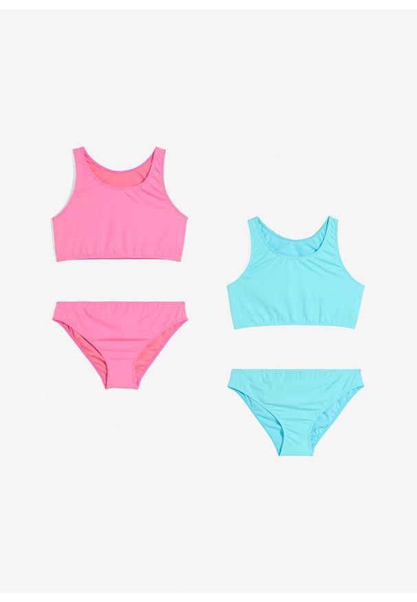 bonprix - Bikini (2 szt.). Kolor: różowy