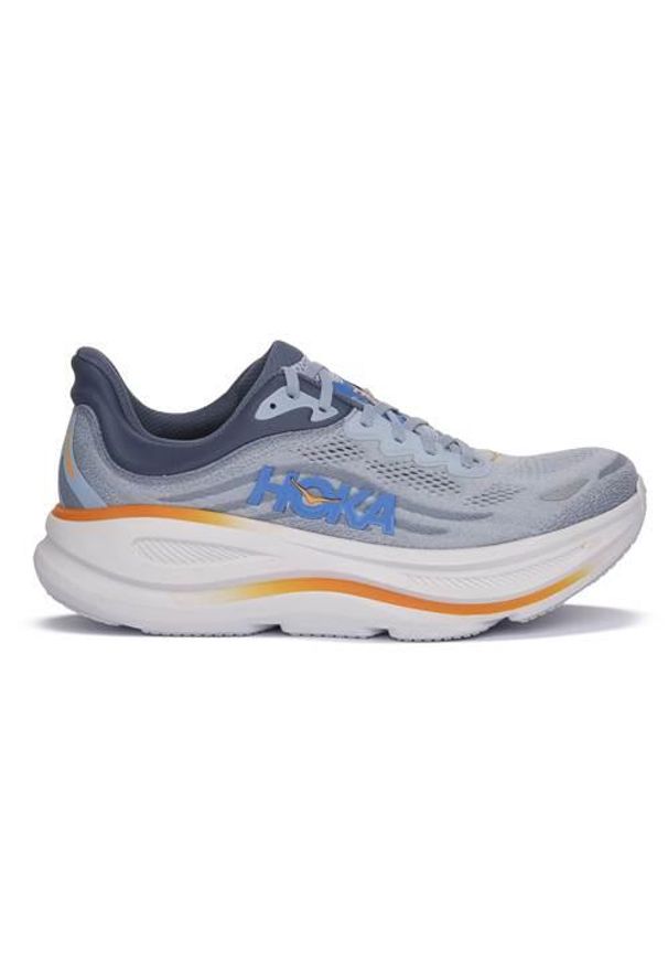 Buty do biegania damskie Hoka One One Hoka Dnp Bondi 9. Kolor: szary. Materiał: materiał, syntetyk. Szerokość cholewki: normalna