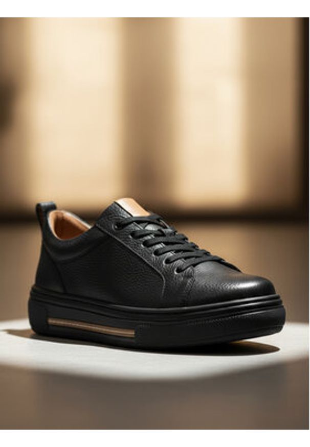 Lasocki Sneakersy CEO-WI23-LONA2-01 Czarny. Kolor: czarny. Materiał: skóra