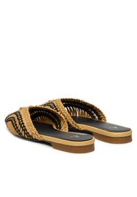 Patrizia Pepe Klapki 8Z0140/L109 Beżowy ciemny. Kolor: beżowy. Materiał: skóra #2
