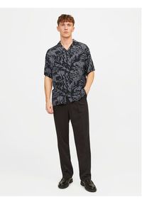 Jack & Jones - Jack&Jones Koszula Monochrome Resort 12249210 Szary Relaxed Fit. Kolor: szary. Materiał: wiskoza #5