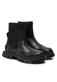 Hugo Sztyblety Fabyan 50529892 Czarny. Kolor: czarny. Materiał: skóra #6