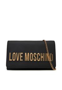 Love Moschino - LOVE MOSCHINO Torebka JC4103PP0NKD0000 Czarny. Kolor: czarny. Materiał: skórzane #8