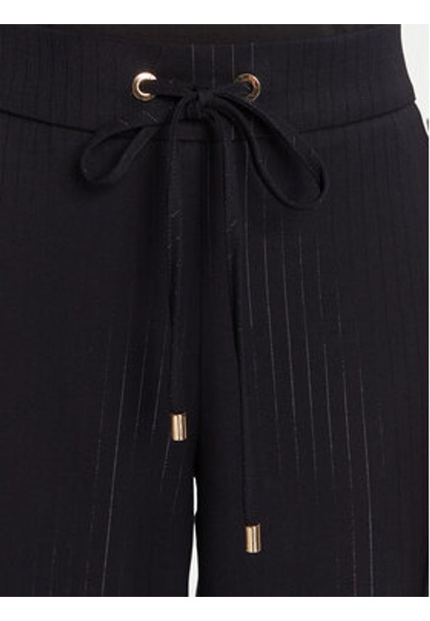 Lola Casademunt by Maite Spodnie materiałowe MF2514001 Granatowy Wide Leg. Kolor: niebieski. Materiał: wiskoza