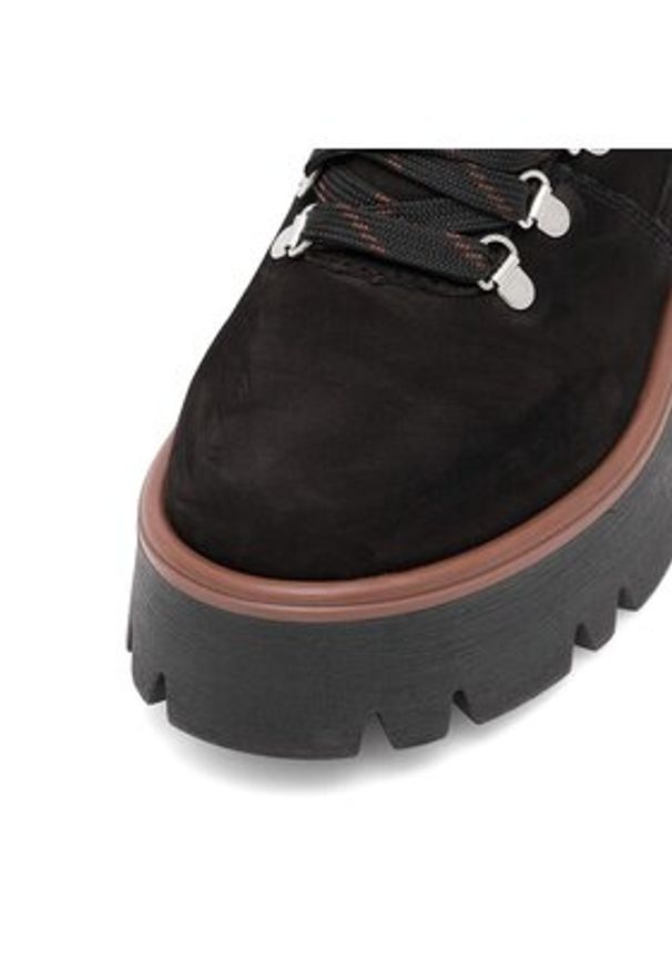 Lasocki Trzewiki RST-HOBBY-01 Czarny. Kolor: czarny. Materiał: nubuk, skóra