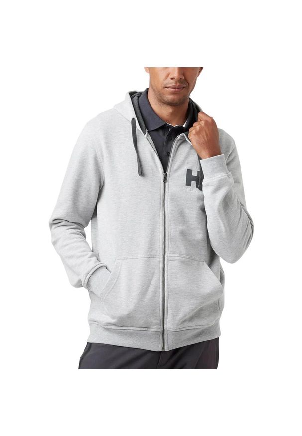 Bluza Męska Helly Hansen Hh Logo FZ. Kolor: szary