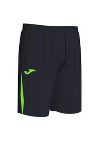 Spodnie treningowe męskie Joma 103209117. Kolor: czarny, zielony, niebieski, wielokolorowy. Materiał: syntetyk, materiał. Długość: krótkie. Sport: piłka nożna