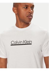 Calvin Klein T-Shirt Outline Tape Graphic LV04RC852G Biały Regular Fit. Kolor: biały. Materiał: bawełna #4