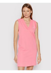 Adidas - adidas Sukienka dzianinowa adicolor Classics HM2135 Różowy Regular Fit. Kolor: różowy. Materiał: bawełna, dzianina #1