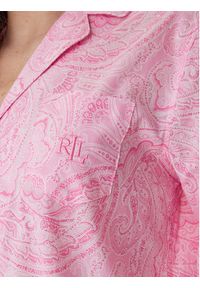 Lauren Ralph Lauren - LAUREN RALPH LAUREN Piżama ILN92499 Różowy Regular Fit. Kolor: różowy. Materiał: bawełna #2