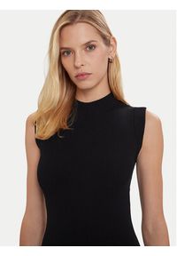 Morgan Sukienka dzianinowa 252-RMLISEA Czarny Slim Fit. Kolor: czarny. Materiał: wiskoza #4