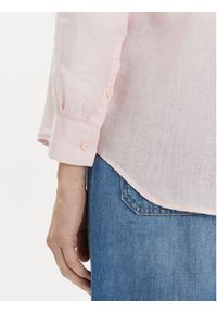 TOMMY HILFIGER - Tommy Hilfiger Koszula WW0WW42037 Różowy Relaxed Fit. Kolor: różowy. Materiał: len #2