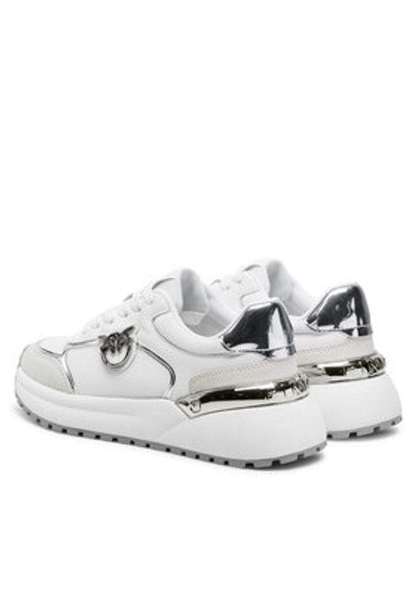 Pinko Sneakersy Gem 01 SS0019 P027 Biały. Kolor: biały. Materiał: materiał