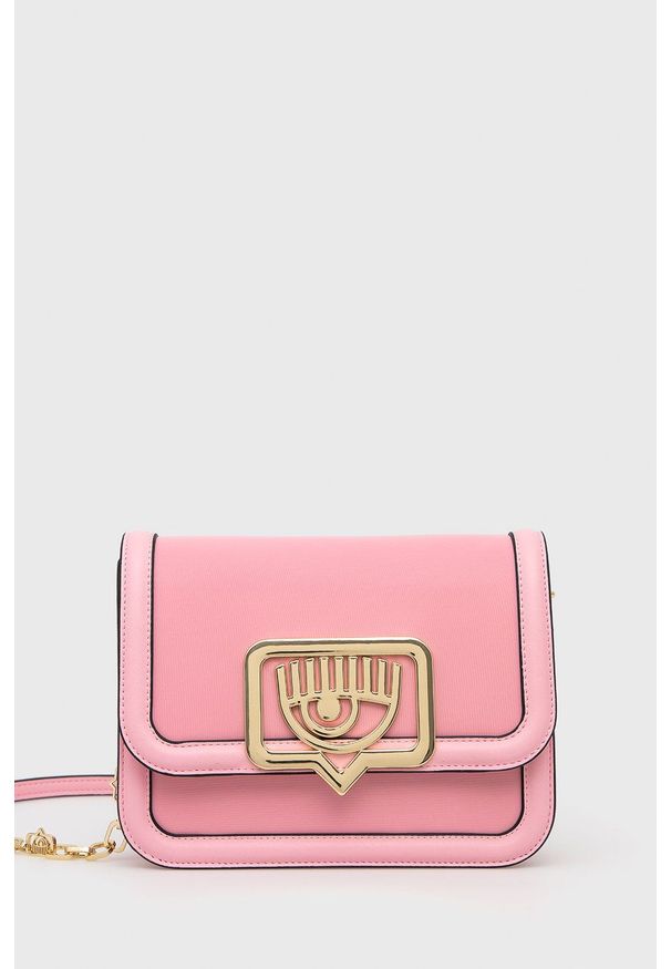 Chiara Ferragni torebka Range B kolor różowy. Kolor: różowy. Rodzaj torebki: na ramię