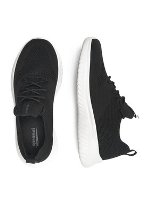 Sprandi Sneakersy FLEXI WP-S23R241A-4 Czarny. Kolor: czarny. Materiał: materiał