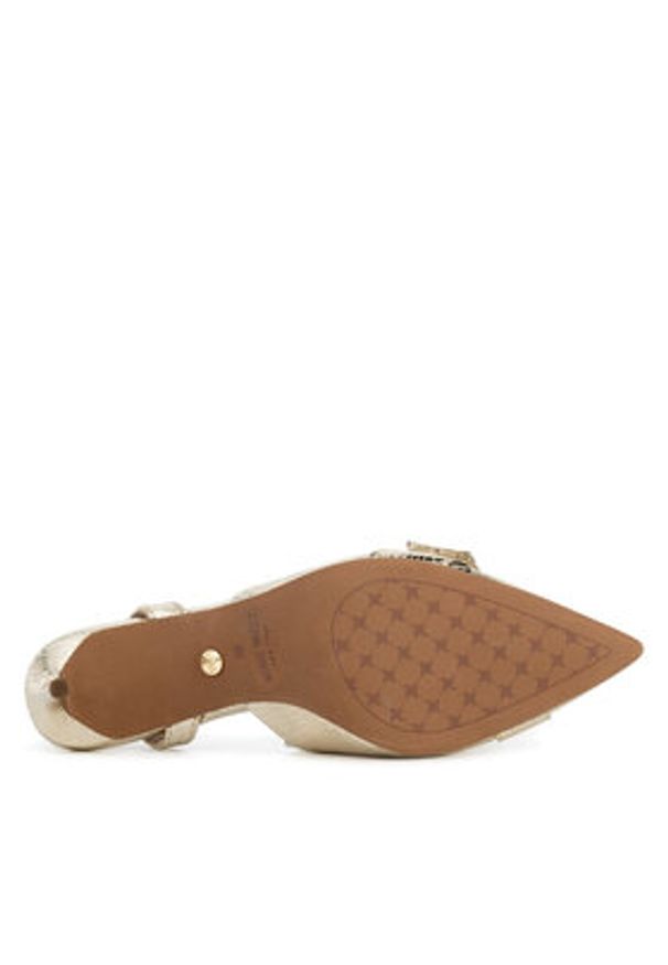 Nine West Szpilki SJ1489-6 Złoty. Kolor: złoty. Materiał: materiał. Obcas: na szpilce