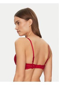 Hunkemöller Biustonosz z fiszbiną Marine 300245 Czerwony. Kolor: czerwony. Materiał: syntetyk