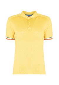 Invicta Koszulka Polo | 4452254 / U | Mężczyzna | Żółty. Okazja: na co dzień. Typ kołnierza: polo. Kolor: żółty. Materiał: poliester. Długość rękawa: krótki rękaw. Wzór: aplikacja. Styl: klasyczny, casual #4