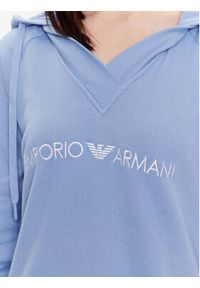 Emporio Armani Underwear Sukienka dzianinowa 164677 3R268 00291 Niebieski Regular Fit. Kolor: niebieski. Materiał: bawełna, dzianina